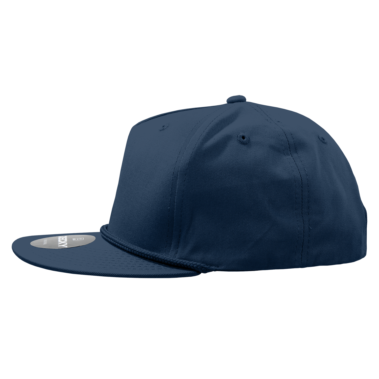 The Park Wholesale - Wholesale Flat-brimmed cap – Men's - Decky 1041 - Classic Flat Bill Golf Hat with Rope, Snapback1
