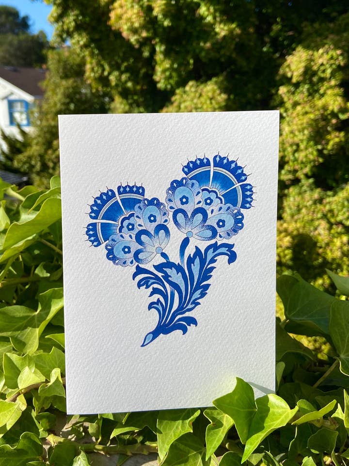 Tarjeta de flores victorianas para venta al por mayor de LAET Greeting Cards