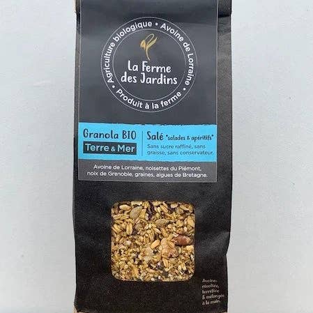 Ferme des Jardins - Wholesale Granola - Organic salted granola - Earth and sea0