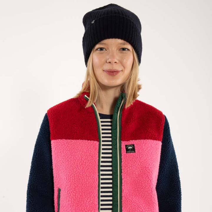 Danebirk Fleece Zip-Up Dark Red/Dark Navy/Spicy Pink/Dark Pine and other Purchase Wholesale side zip jacket. Free Returns & Net 60 Terms on Faire trending on Faire.