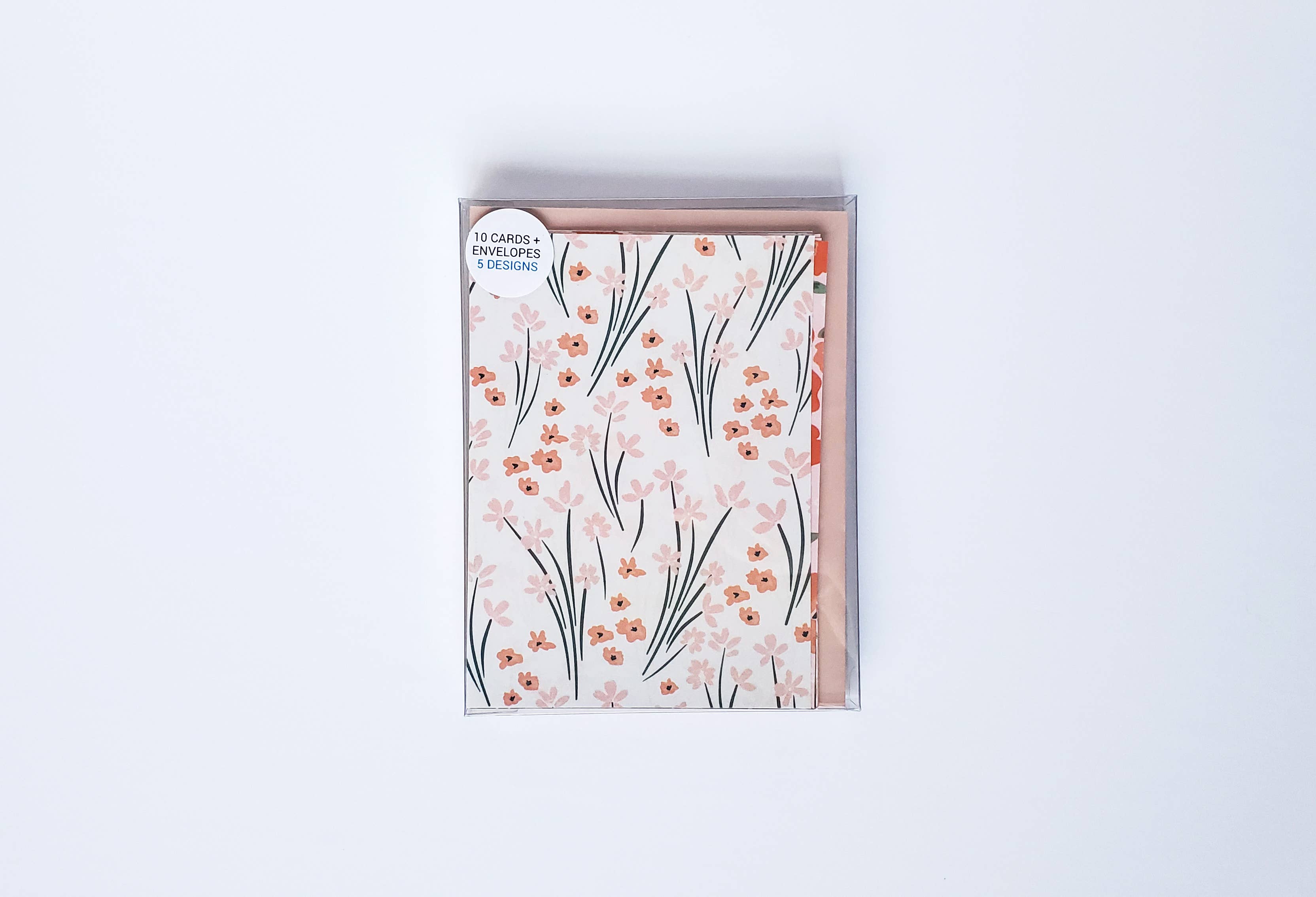 Lucky Dog Design Co. - Wholesale Briefpapier/indexkaartenset - Flower Power Mini-kaartenset (set van 10)6