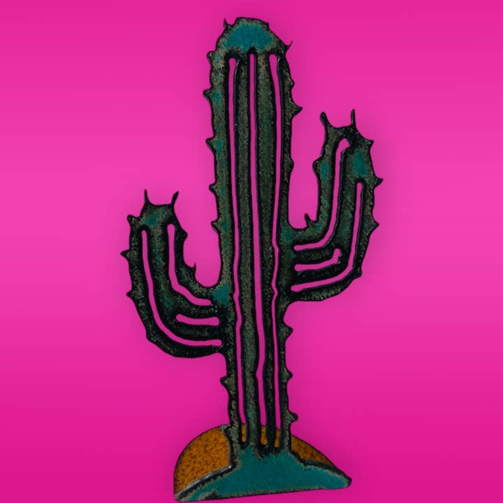 Regalo de mesa Cactus 🌵 en el suroeste del desierto occidental de Sedona para venta al por mayor de Iron Jewel