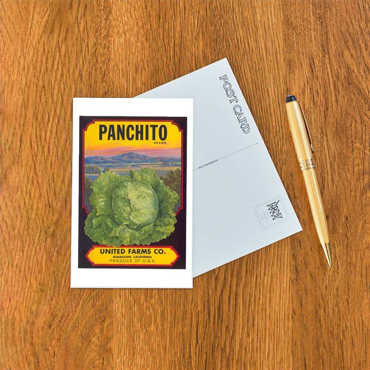Found Image Press - Wholesale Postcard - Postcard FR-311 Lettuce Crate Label1