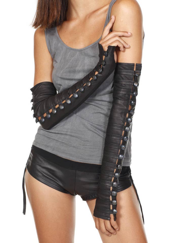 luvas pantera - luvas de ópera de couro por atacado de Jan Hilmer + Sparrow