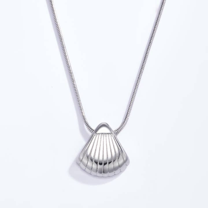BYREN | ÉLINE L'ATELIER - Wholesale Pendant/Charm Necklace - 224DY23 stainless steel shell necklace1