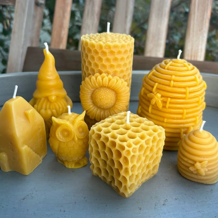 Thy Will Bee Done Apiary – wholesale Novelty candle – Assorted Beeswax Candles, Natural Beeswax Organic Candle