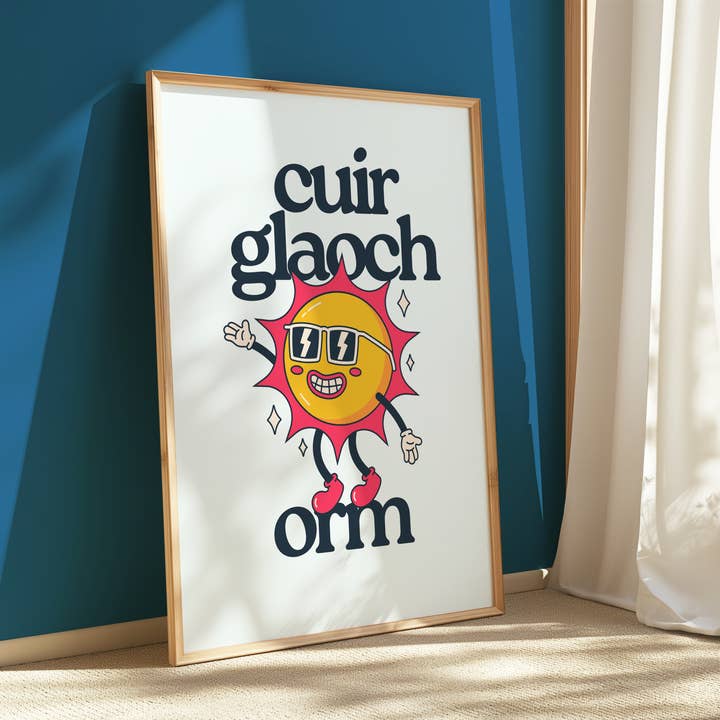 Cuir glaoch orm Print for wholesale by As Gaeilge
