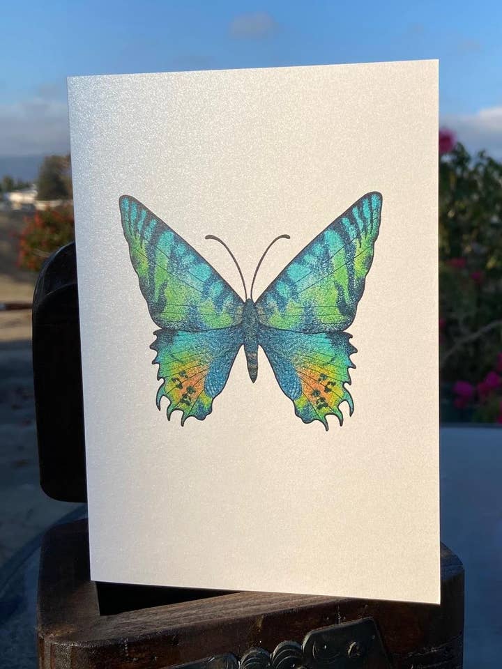 Tarjeta de felicitación de mariposa para venta al por mayor de LAET Greeting Cards