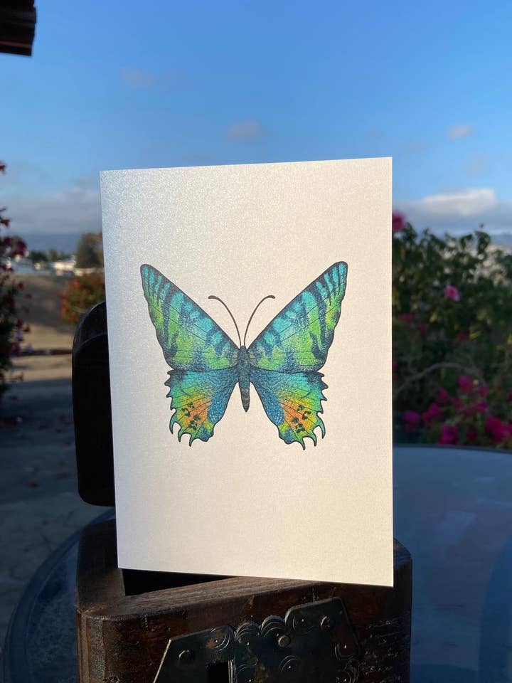 Tarjeta de felicitación de mariposa para venta al por mayor de LAET Greeting Cards