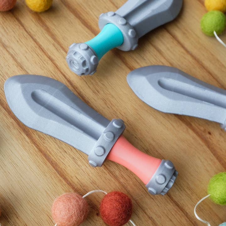 Baby's First Sword - Fun Rattle Sensory Toy for Babies for wholesale by Printed Foundry