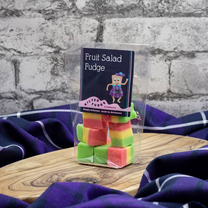 Fruit Salad Fudge for wholesale by Kilted Fudge Company