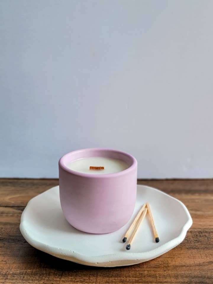 Afterglow Coconut Apricot Wax Jar Candle for wholesale by Bohemewicks