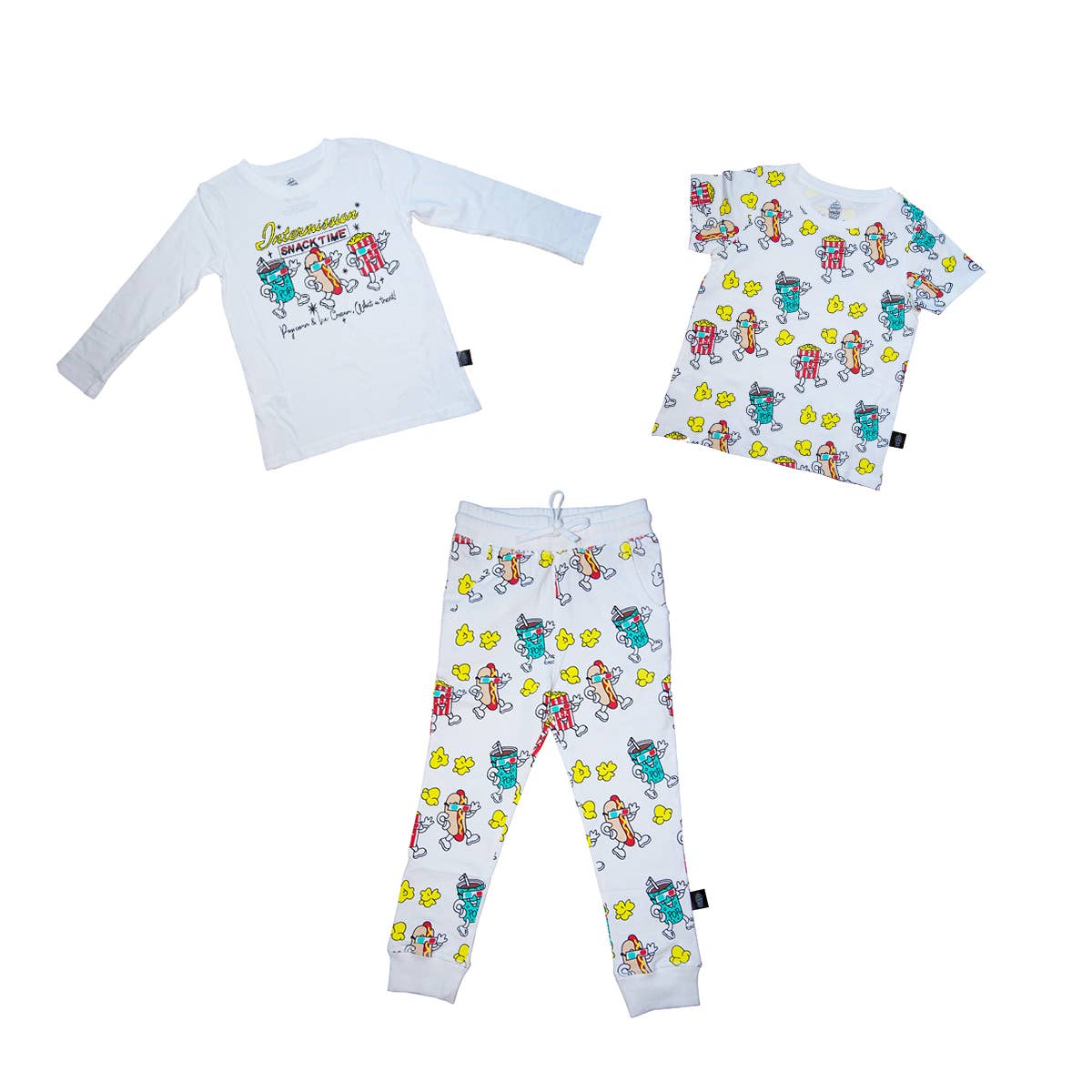 Ice Cream Castles - Wholesale T-Shirt - Kids - Popcorn Print Short Sleeve Tee1