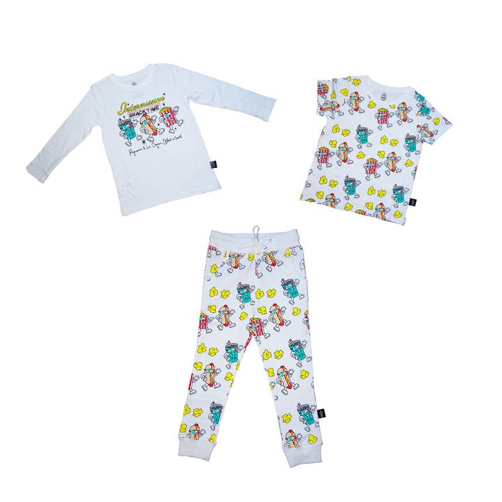 Ice Cream Castles - Wholesale T-Shirt - Kids - Popcorn Print Short Sleeve Tee1