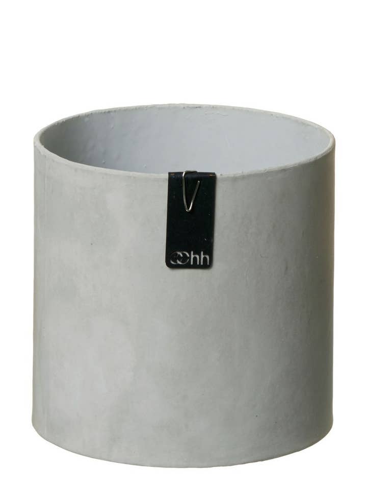Maceta cilíndrica Tokyo, gris para venta al por mayor de Lübech Living