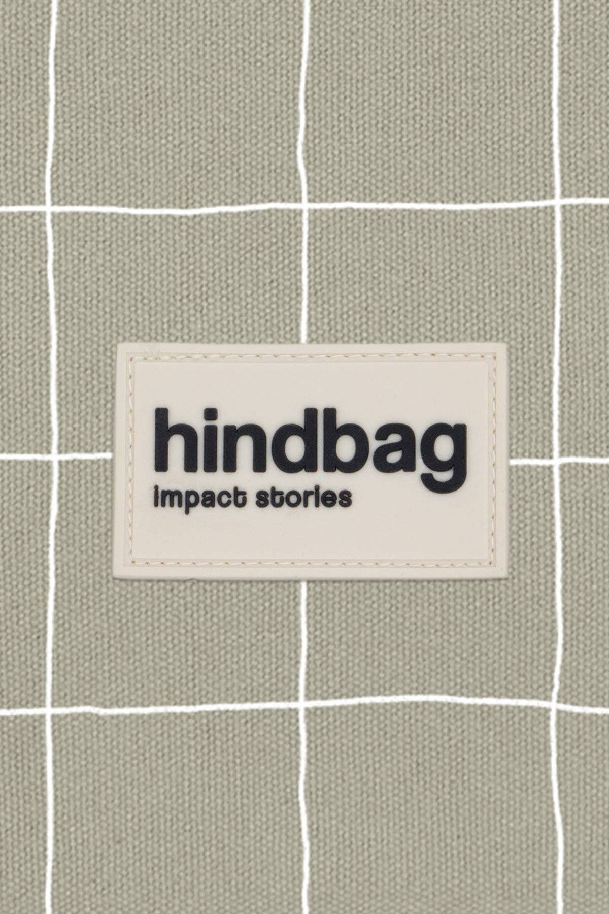 Hindbag - Wholesale Laptop/Tablet Case - Women's - Ava Checkered Laptop Sleeve in Clay Green/White3