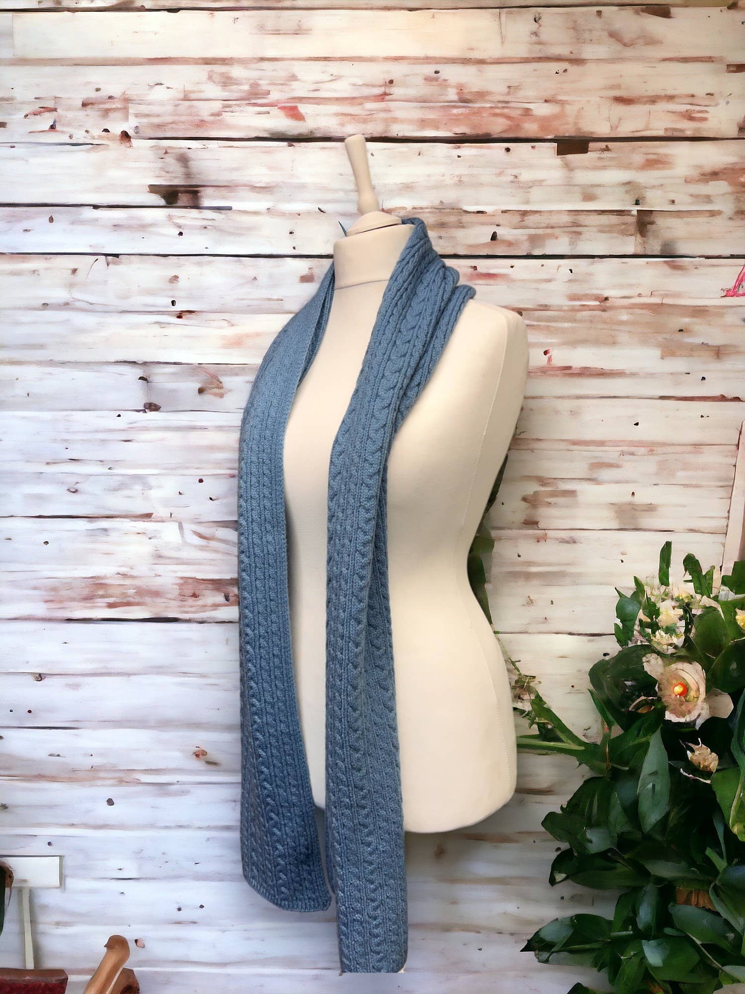 Jess & Lou - Wholesale Scarf - Women's - Cable Knit Scarf2
