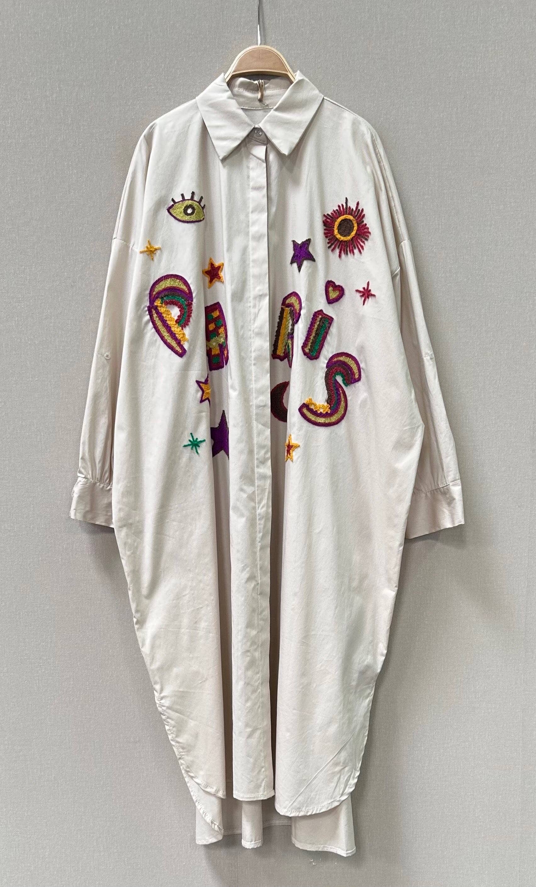 SWEET MAGIC MODA Y COMPLEMENTOS – Vestido - Mulher por atacado – VESTIDO DE ALGODÃO GOLA CAMISEIRO0