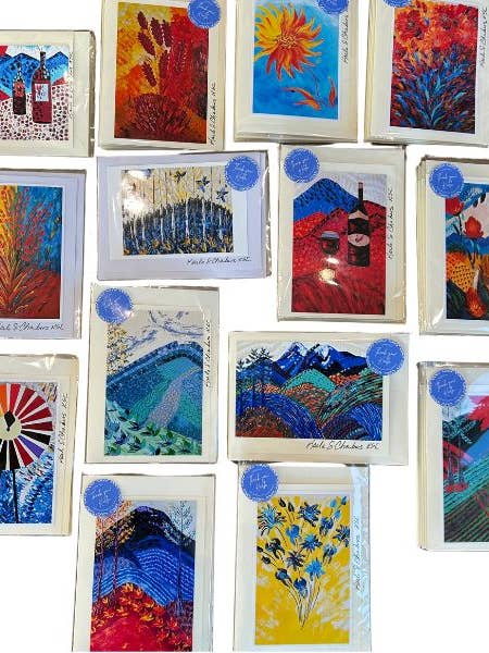 Tarjetas de felicitación de pinturas originales de KSC - Color brillante (Copia) para venta al por mayor de KSC Art, LLC