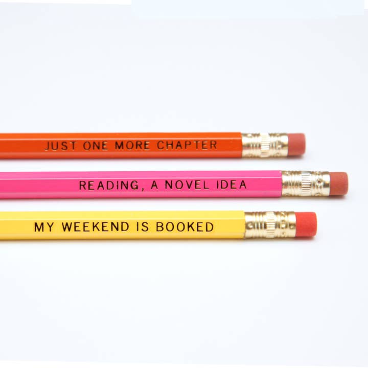 Book Lover Pencil Pack for wholesale by Original Brooks