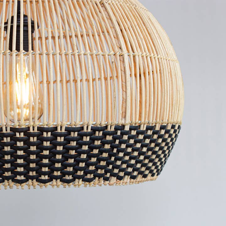 EARTHWARE - Wholesale Lamp Shade - Lex M rattan lamp2