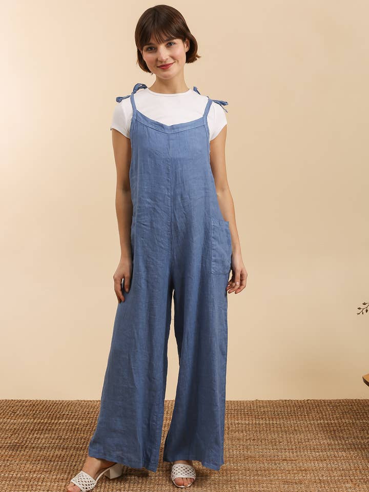 Mono de lino LEL-CB876 para venta al por mayor de ORNELLA PARIS