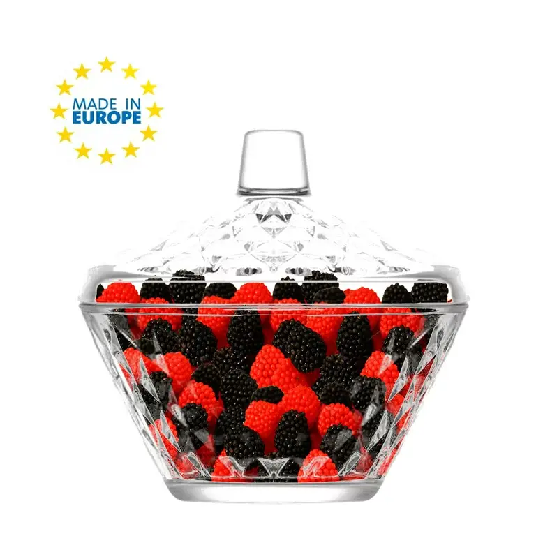 Hakan - Vente Bol de service - Bols de service avec couvercles, plat à bonbons de Noël, 11 oz, 1 pièce3