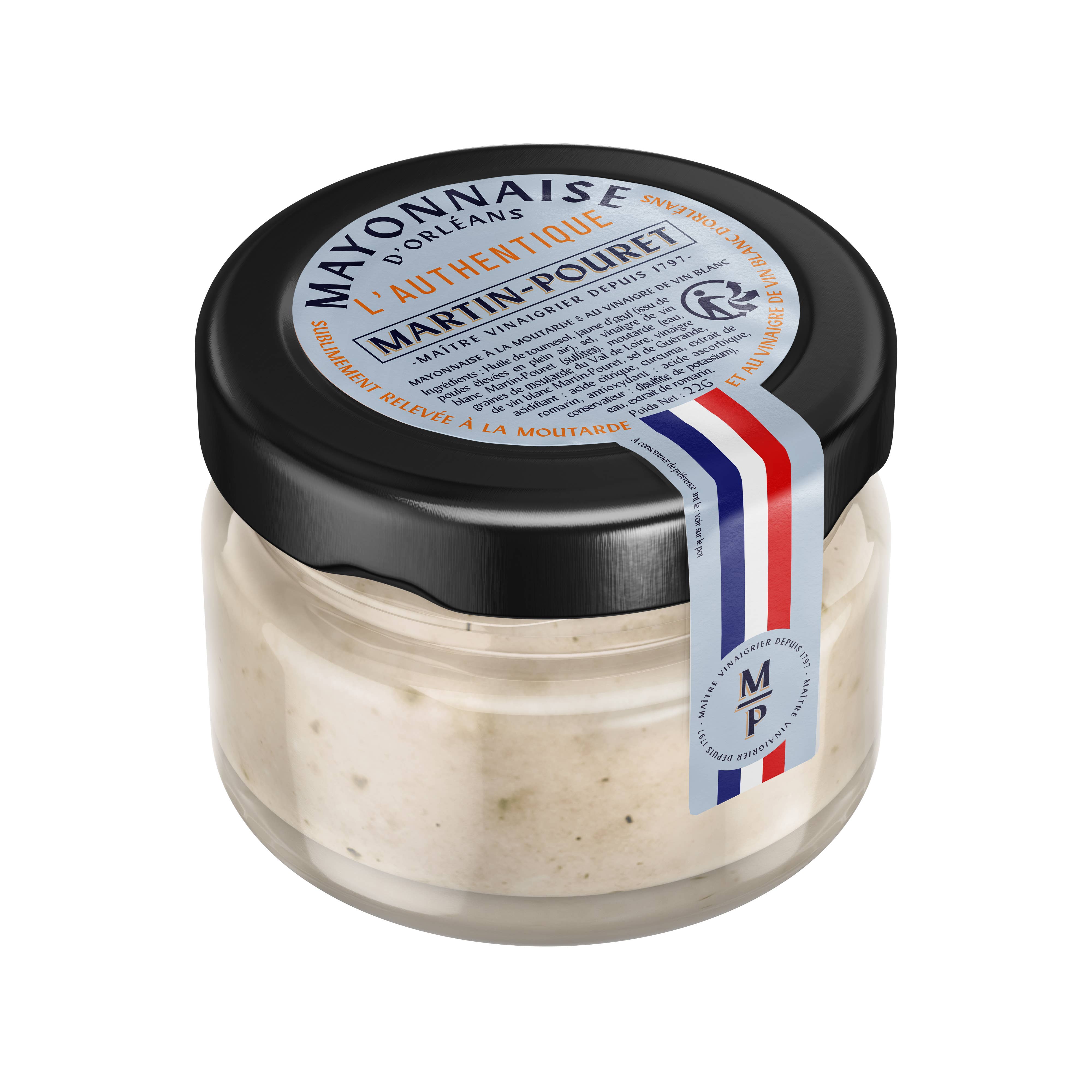 Apricot & Honey Gourmet - Wholesale Mayo - Traditional Mayonnaise - Martin-Pouret 1oz