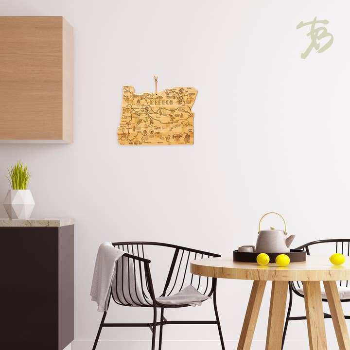 Totally Bamboo - Wholesale Cutting Board - Destination Oregon Cutting Board with Engraved Artwork