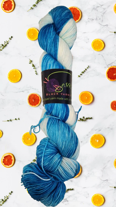 Sassy Black Yarns - Wholesale Yarn - Blue Skies1