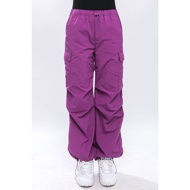 Apolline - Wholesale Pants - Women's - Loose Fit Parachute Cargo Pants5