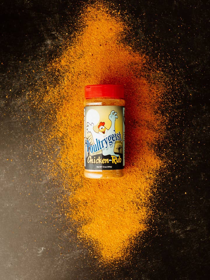 Poultrygeist Chicken Rub for wholesale by CornCookers BBQ Products