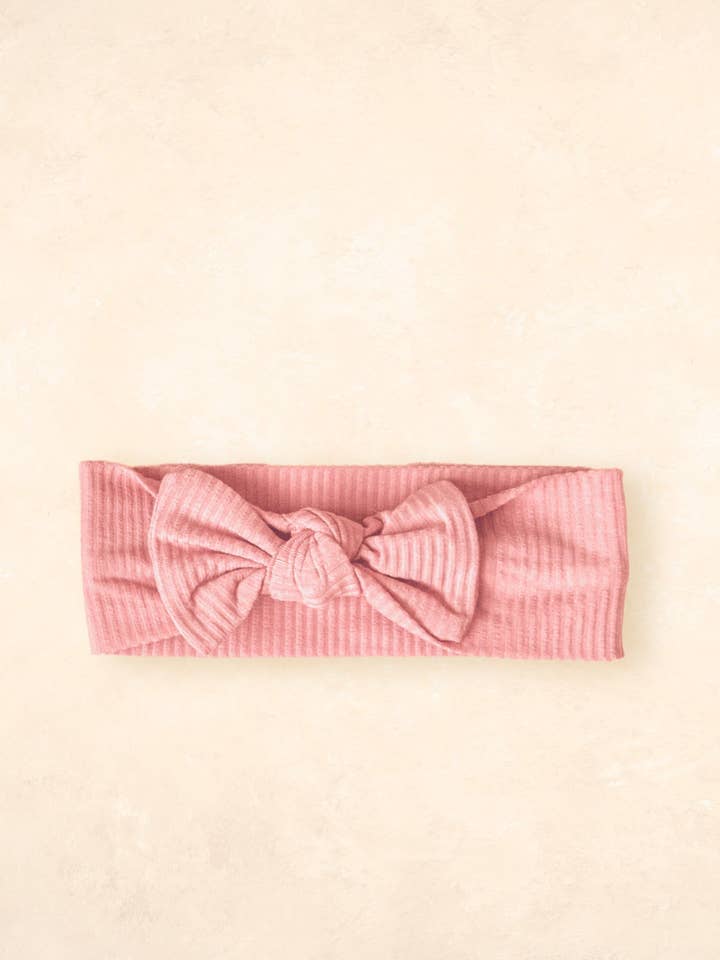 Diadema ajustable de bambú con lazo para venta al por mayor de Kiin Baby