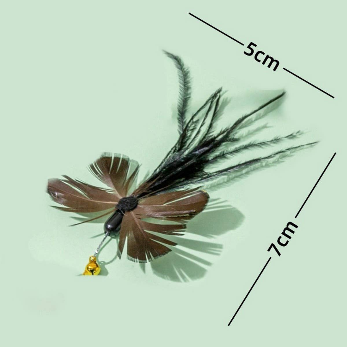 PAWPAWwholesale - Wholesale Pet Toy - Cat - Insect Teaser Wand for Cats – Refill Bug Heads_CWMM67950