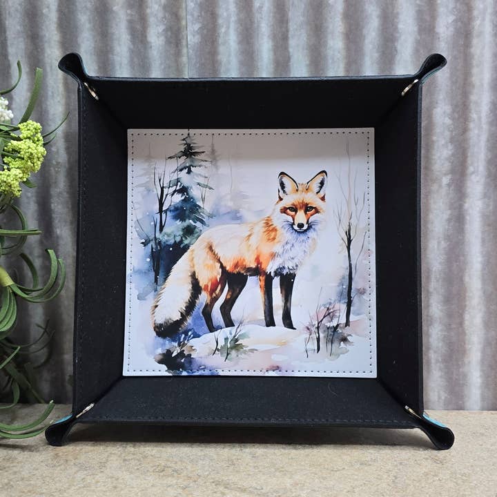 Fox on a Hill Trinket Tray for wholesale by Oak Spring Creations