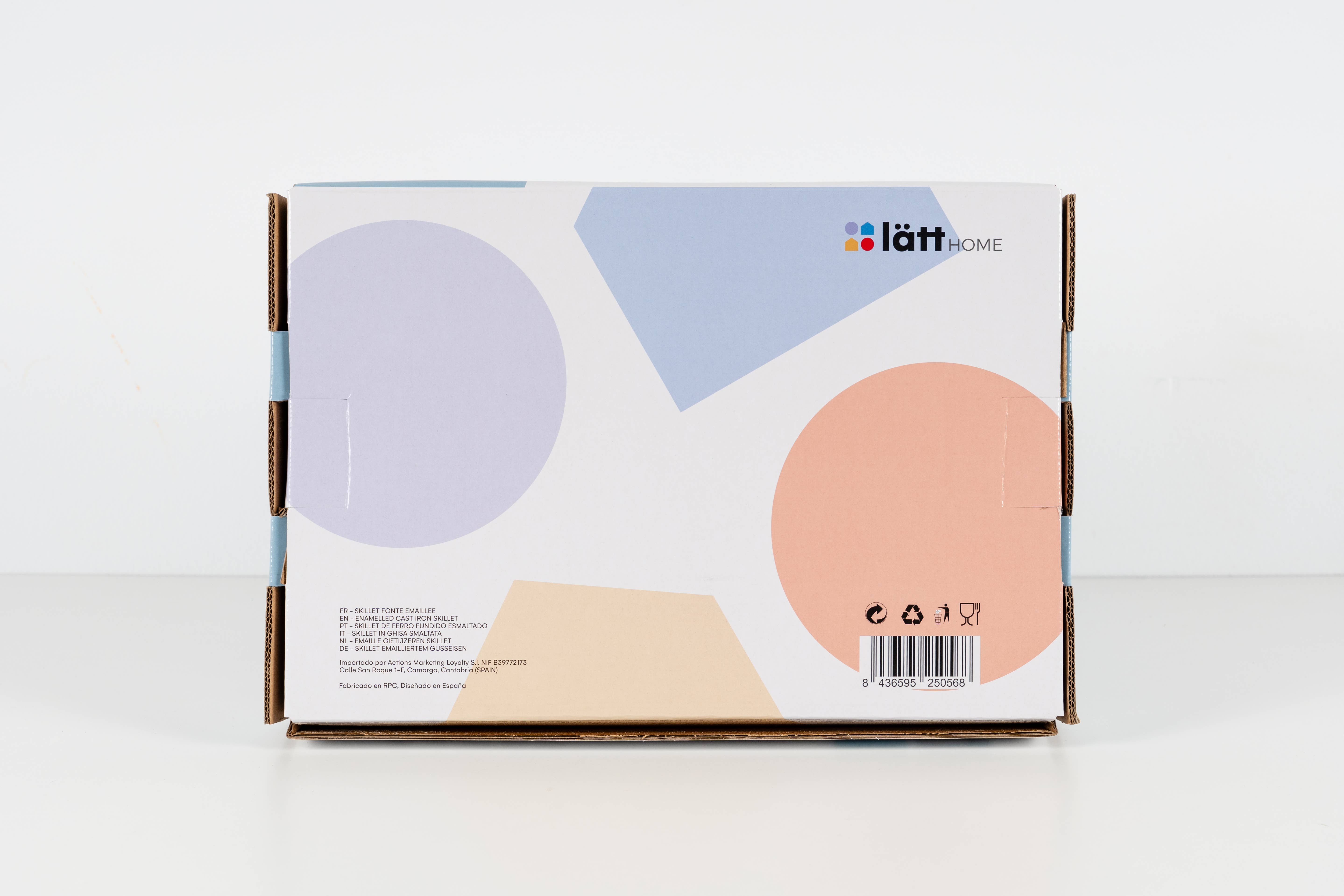 Lätt Home – Großhandel Gusseisenpfanne – Lätt Home Gusseisenpfanne mit Emaille, 22 cm, karibikblau5