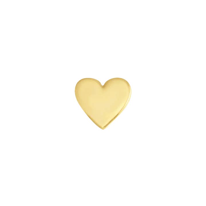 Heart – 14K Gold Threadless/Threaded End for wholesale by Piercing-zone