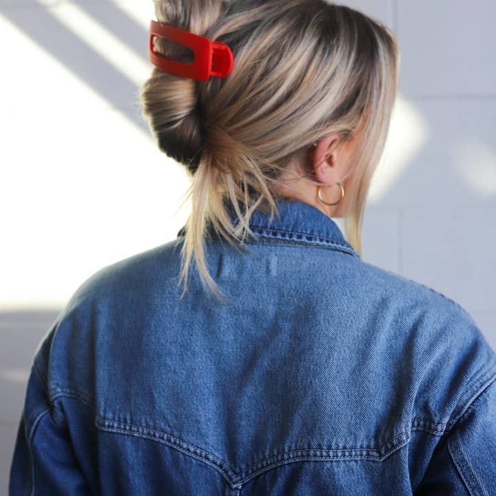 KAXI - Wholesale Hair Clip - Women's - OVERSIZED LAY DOWN CLAWS ( 33 COLORS )66