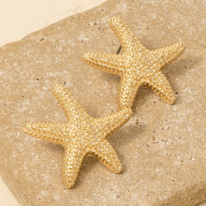 Starfish Stud Earrings for wholesale by Anarchy Street