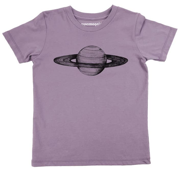 Saturn Kid's Organic Cotton Tee for wholesale by Supermaggie @ Faire