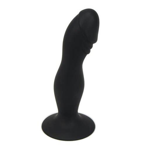 Kinky Pleasure - Wholesale Sex Toy - 6 Inch Silicone Strap On Black - Length 15.5 CM - N114754