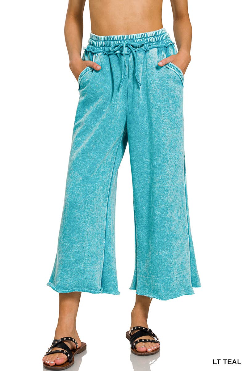 42POPS - Wholesale Lounge Sweatpants/Joggers - Women's - `.Snow Wash Fleece Sweatpants With Pockets56