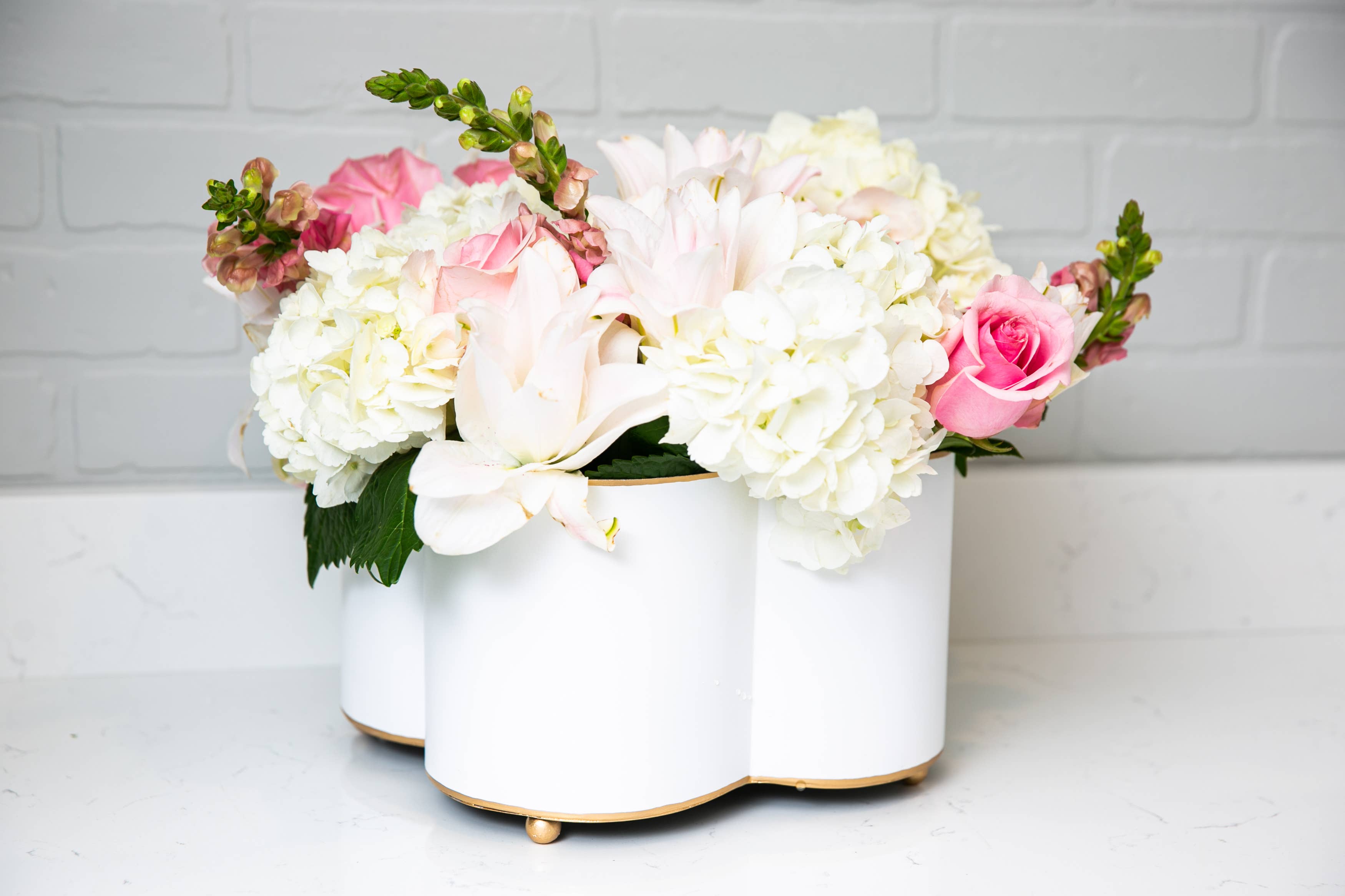 Jaye's Studio - Wholesale Plant Pot - Mattie Quatrefoil Cachepot Planter9