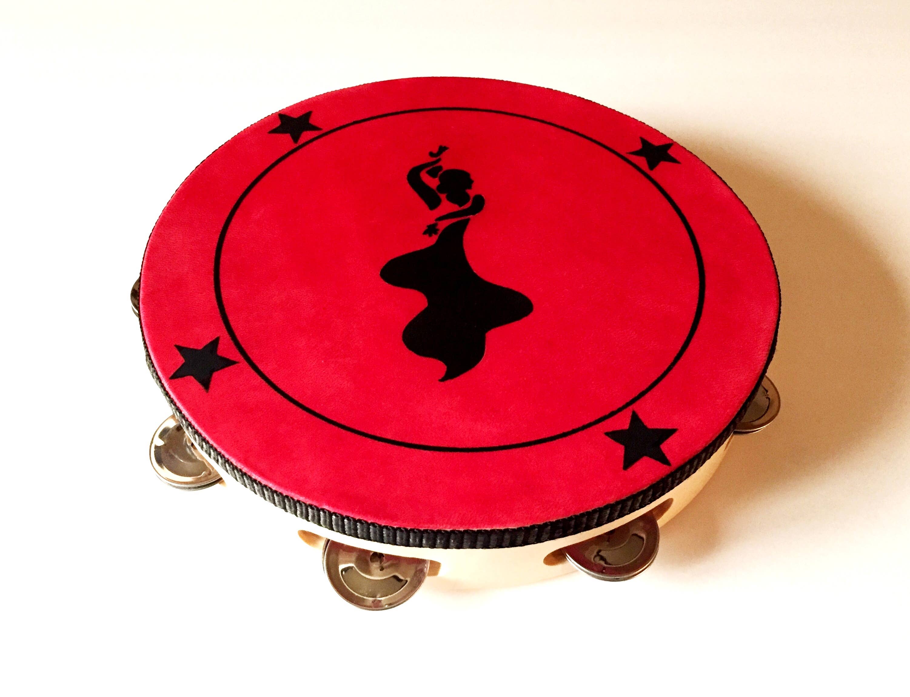 inRhythm - Vendita all'ingrosso Scultura - Tamburello flamenco da 10" con espositore illuminato opzionale1