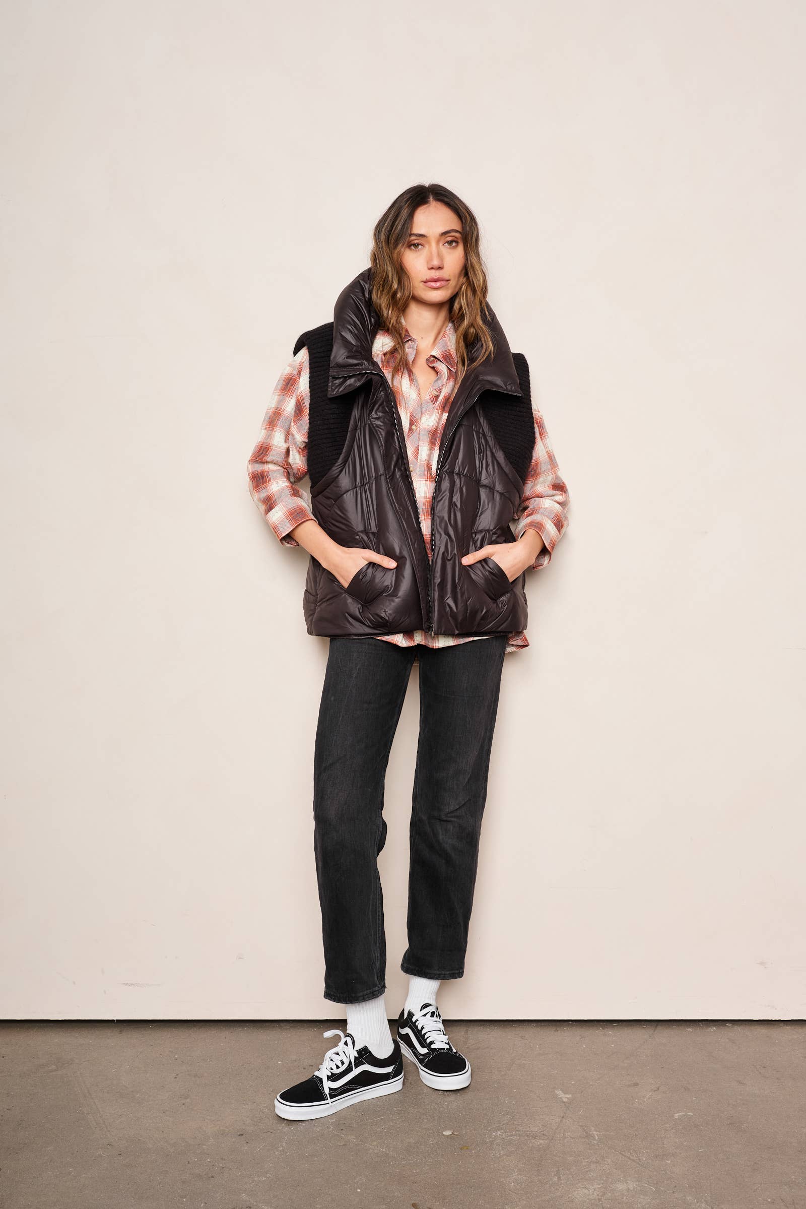 Nero GILET VIOLA in vendita all'ingrosso su Faire5