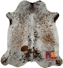 Fortezza Leather - Wholesale Area Rug - Salt and Pepper Cowhide Rug -Multicolor Speckled |Medium 5x72