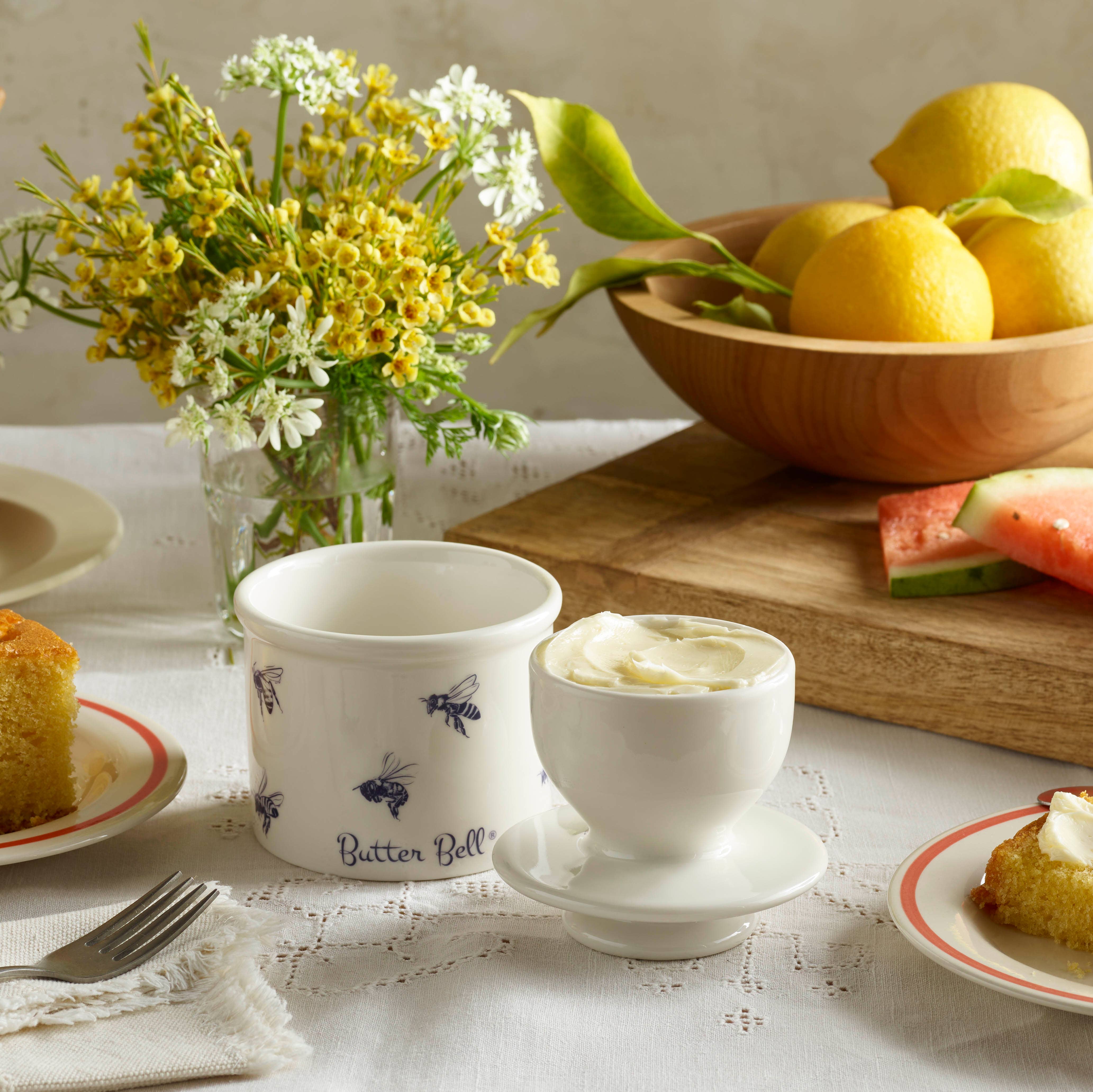 The Original Butter Bell® Crock - Wholesale Butter Dish - The Original Butter Bell® Crock - Farmhouse Honey Bee 3