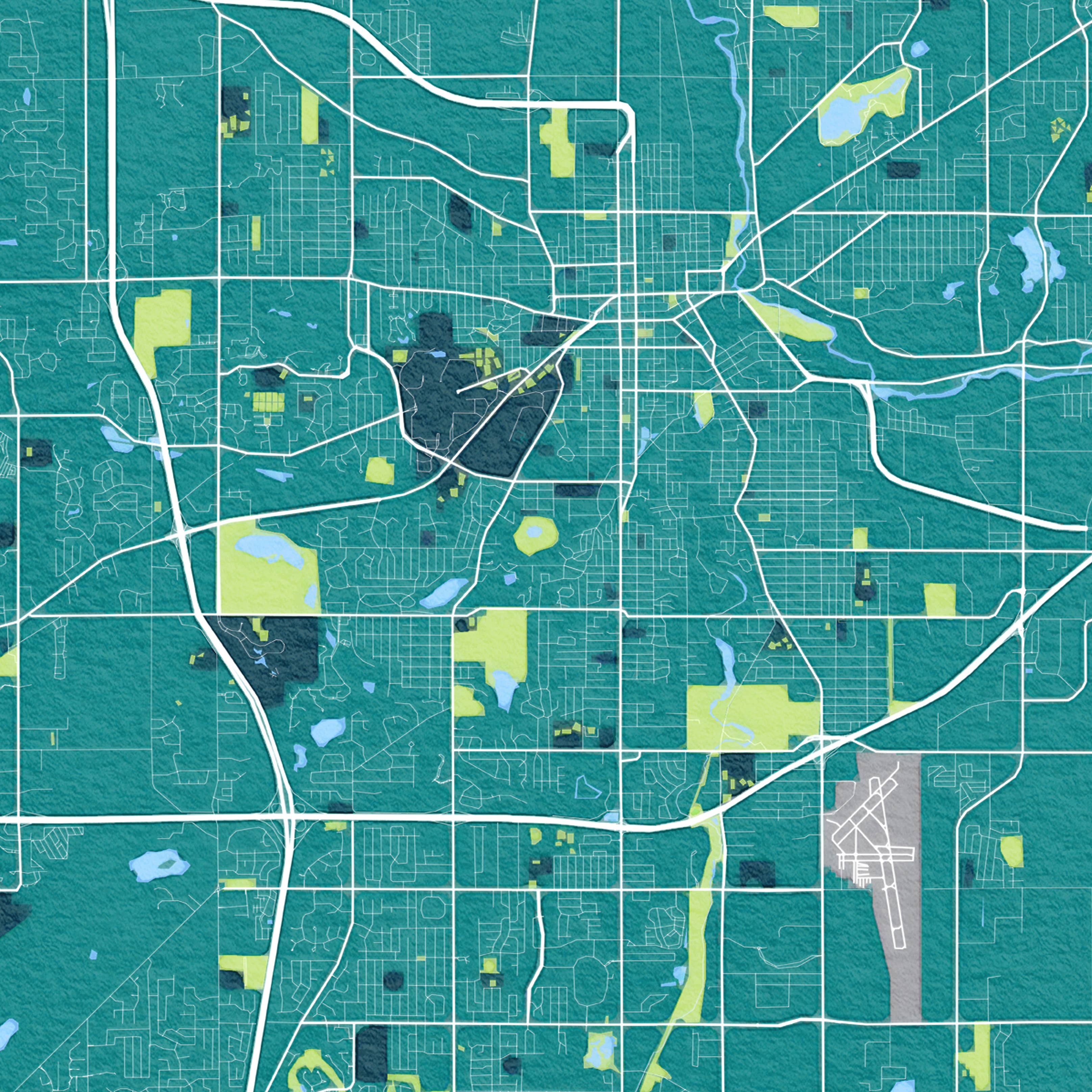 Sparks House Co. - Wholesale Coasters - Watercolor City Map Coasters - Your City - Custom Order7