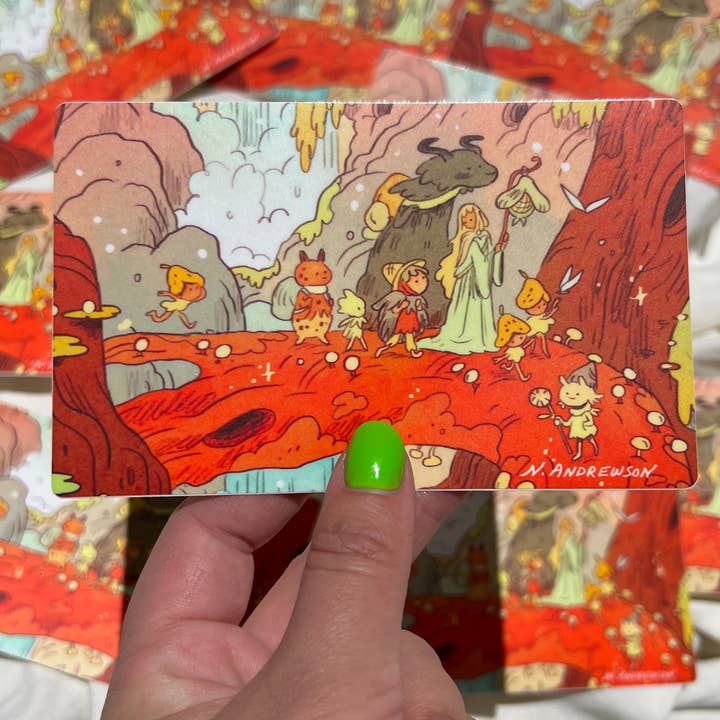 Natalie Andrewson - Wholesale Sticker - Beyond The Waterfall Town Sticker3