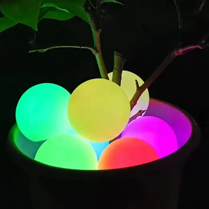 Kiyo Home - Wholesale Light Bulb/Puck - Multi-Colored LED Ball Lights 6-Piece Set6